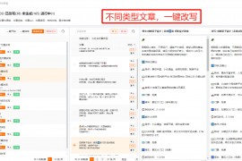 AI改写工具，AI自动改写文章