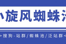 搜狗小旋风蜘蛛池搭建一个百万蜘蛛池