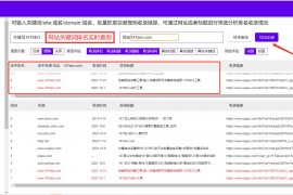 搜狗收录链接以及排名查询提取工具